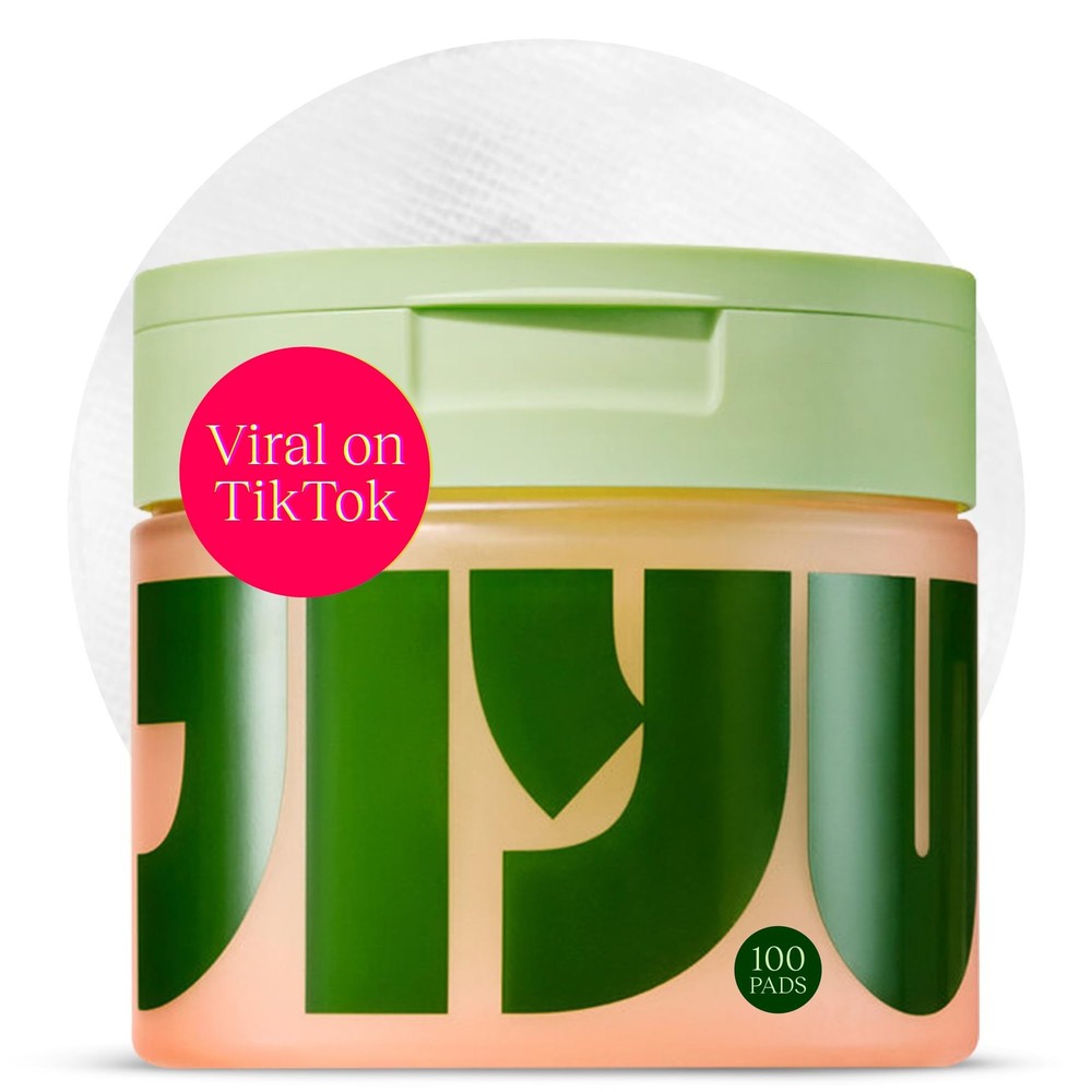 JiYu Toning Polish Pads – Korean Skincare for Dark Spots & Dull Skin – 100 Count