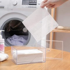 zoocatia Farmhouse Laundry Dryer Sheet Holder Clear Detergent Pods