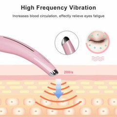 TOUCHBeauty Portable Eye Massager Wand w/ 40℃ Heated & Sonic Vibration Treatment
