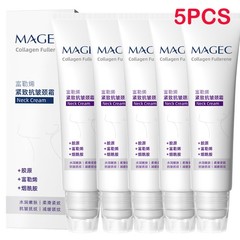Fullerene Collagen Magec Neck Cream Firming Tightening with Roller