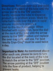 Serious Skincare CRYO-CINQ Cellulite Treatment Rollerball Sculpting Body 8oz New