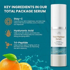 3 Pack Sun Coast 1oz Total Package Anti Aging Serum Sciences Hyaluronic