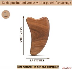 Gua Sha Tool for Face, Gua Sha Facial Tools for Face Massage, Wooden Guasha T…