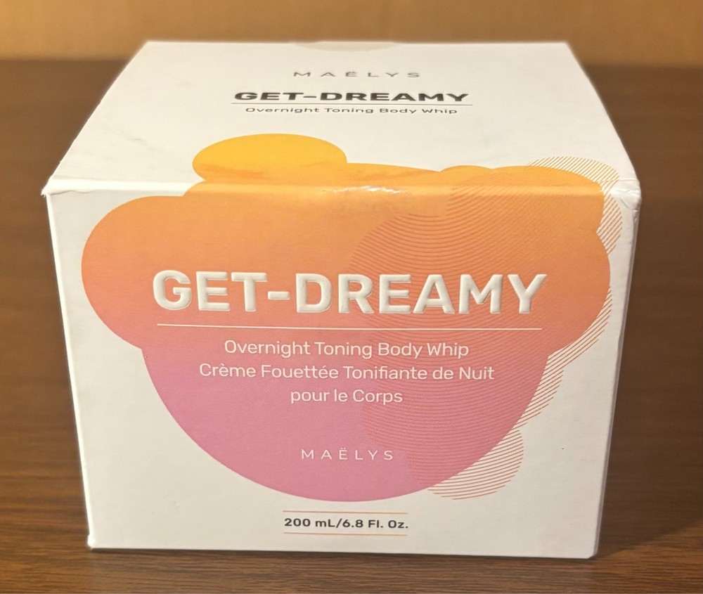 MAELYS GET DREAMY Overnight Toning Body Whip 6.8 oz/200 ml NEW (Sealed Box)