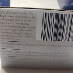 LACURA Q10 Anti-Wrinkle Face Night Cream MADE IN GERMANY NEW SEAL