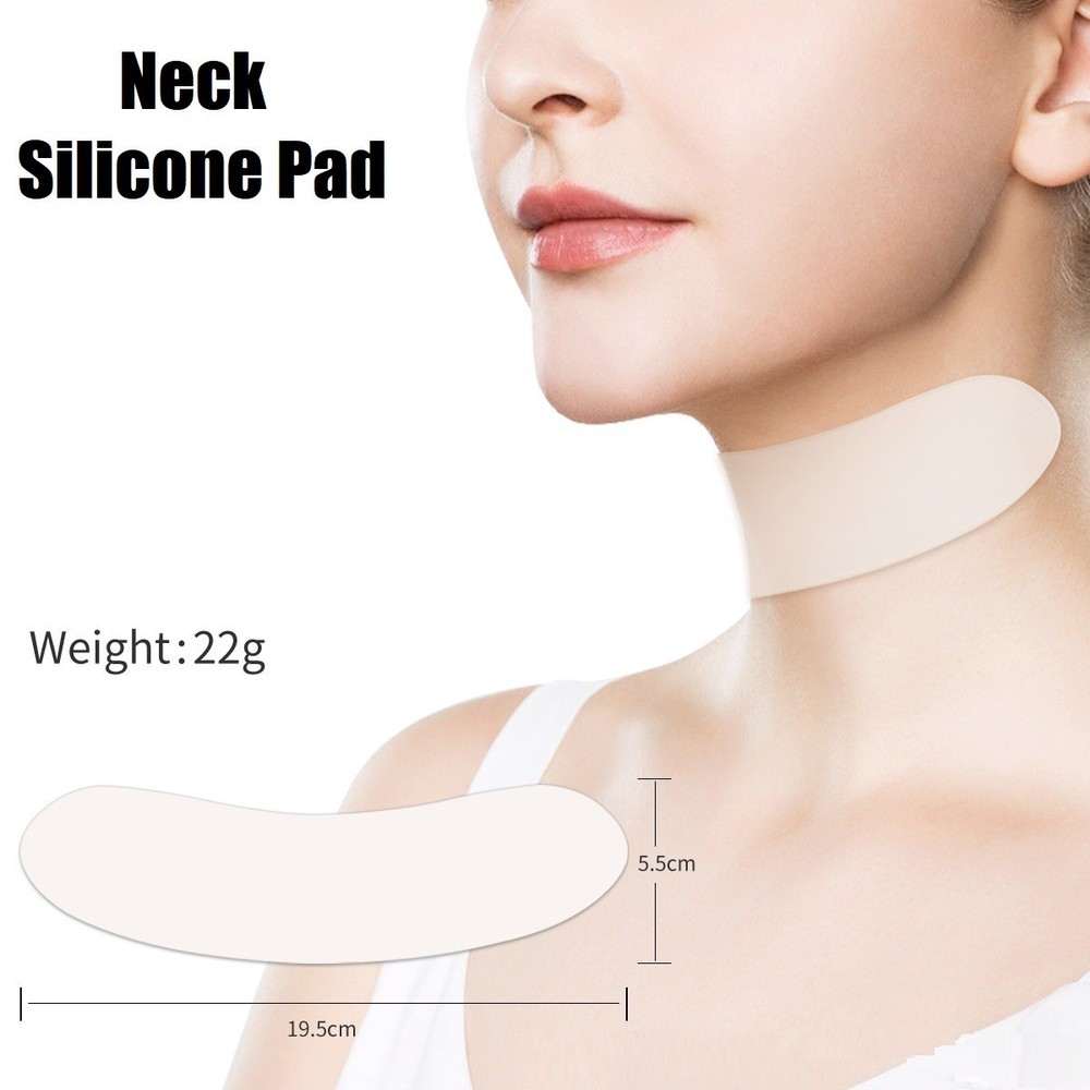 1/2x Washable & Reusable Silicone Neck Patch Smooth Removal Pads Skin Care