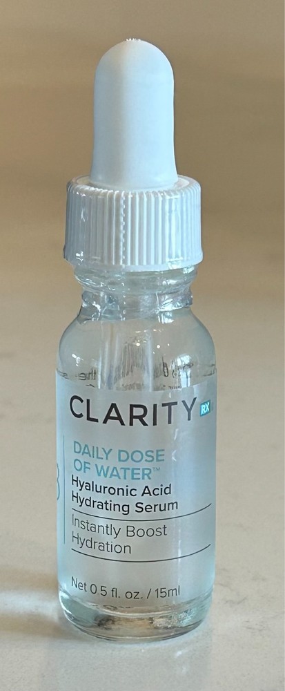 Clarity RX Daily Dose of Water Hyaluronic Acid Hydrating Serum 0.5oz/15mL Sealed