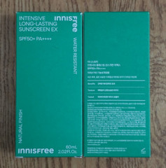[2 PACK] Innisfree Long Lasting Sunscreen EX SPF50+ PA++++ 60ml x 2 K-Beauty