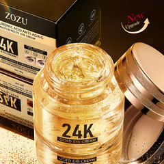 24K Gold Eye Cream Hyaluronic Acid Anti-Aging Firming Dark Circle Remover