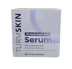 Turmskin 3% Hyaluronic Acid Serum 30 Ultra Hydrating Vials – Sealed – EXP 2029