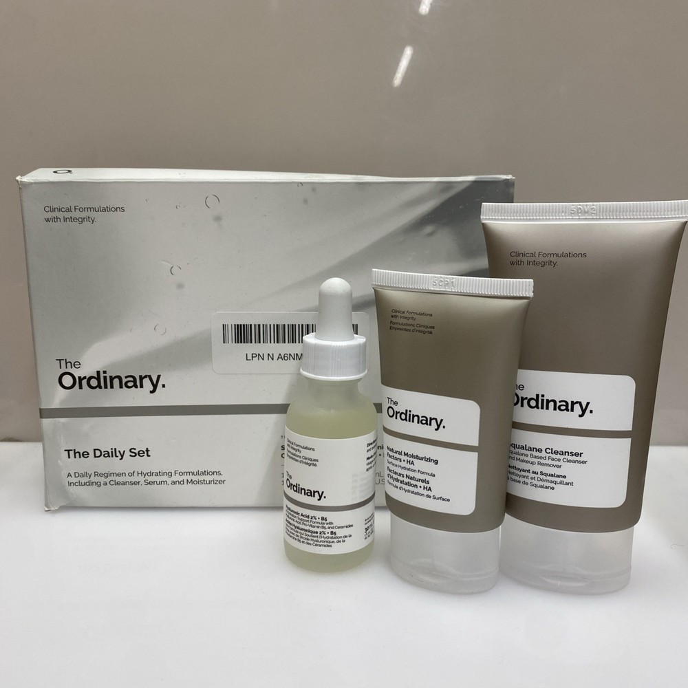The Ordinary THE DAILY SET, 3pcs – Cleanser, Hyaluronic Acid, & Moisturizer