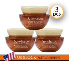 Sulwhasoo Concentrated Ginseng Rejuvenating Eye Cream 4ml 3pcs Premium K-Beauty