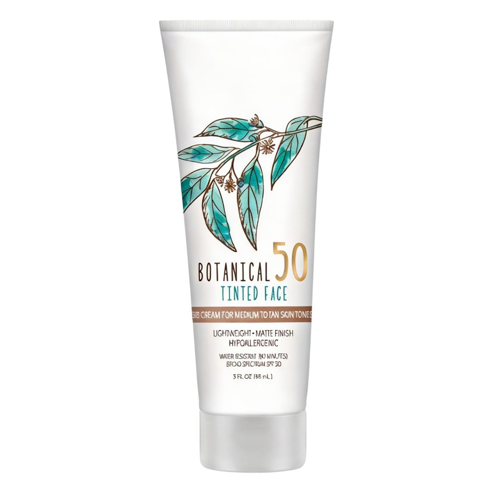 Australian Gold Botanical SPF 50 Tinted Face Sunscreen 3 FL OZ