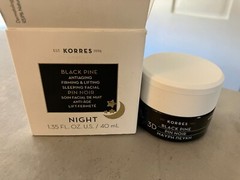 KORRES Black Pine Antiaging Firming & Lifting Sleeping Facial 1.35oz – dmg box