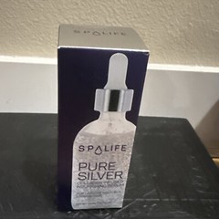 New SpaLife Pure Silver Hyaluronic Pearl Serum 3.7 oz. Collagen Infused NIB