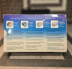 ORA Microneedle Face & Full Body Roller 6-Piece Kit NIB Sealed