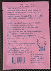 Frownies Chin-Up Polypeptide Mask Collagen Support for Neck and Chin