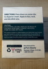 gopure actives Glyco-Peptide Anti Wrinkle Moisturizer 1.7FL oz NEW