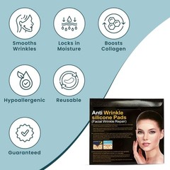 Reusable Chest and Neck Silicone Pad Anti Wrinkle Transparent Anti Aging Pads