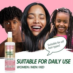 6.8Fl.oz Rose Water Hair Spray for Scalp Moisturizing, Natural Loc Gel for…