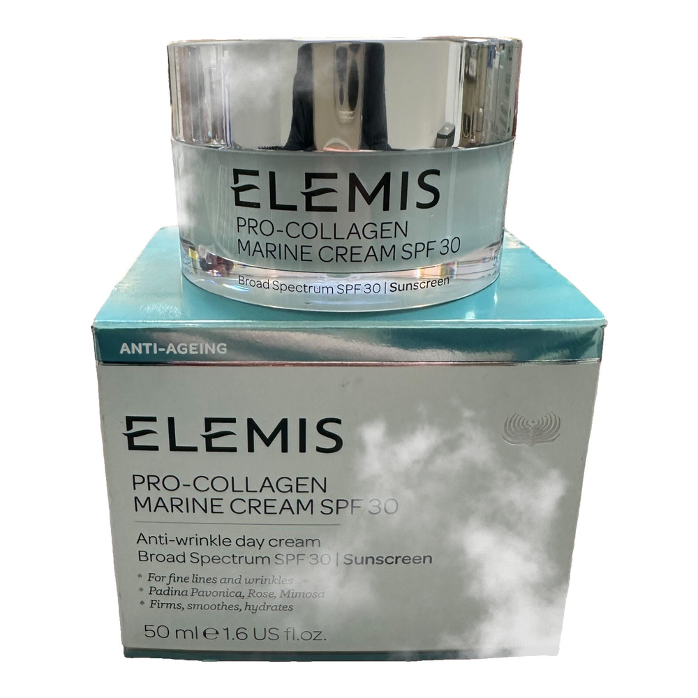 ELEMIS pro-collagen marine cream SPF 30 day cream 1.6 oz Exp 08/27 genuine NEW