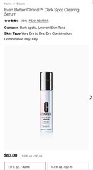 Clinique Even Better Clinical Dark Spot Clearing Serum 1 oz/30ml *New In Box*