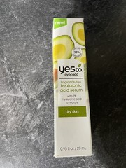 Yes To Avocado Fragrance Free Hyaluronic Acid Serum – .95 fl oz