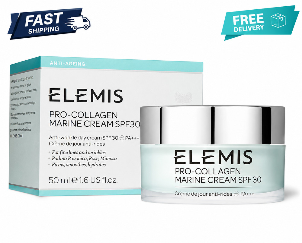 ELEMIS Pro-Collagen Marine Cream SPF 30 – Free Shipping – 50 ml / 1.6 oz – New