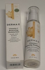 DERMA E Vitamin C Concentrated Serum with Hyaluronic Acid,Vitamin E,Aloe-2 oz